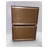 2 Vintage Magnavox Speakers - Likely from 1960