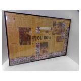 36" X 24" Framed OSU Oklahoma State University