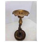 11" Tall Solid Brass Candle Stick