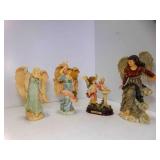 4 Resin Angels - Some Chips - Made in China