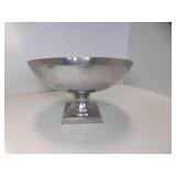 Metal Works Pedestal Centerpiece Bowl - India