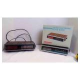 2 Clock Radios; 1 Vintage Americana AM/FM