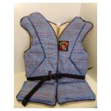 Vintage Stearns Buoyant Blue Plaid Life Vest - SM