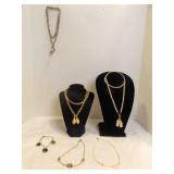 6 Jewelry Pieces; 5 Necklaces, 1 Bracelet
