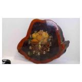 Decorative Wall Clock With Rustic Egg Design