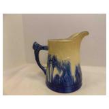 Antique "Old Sleepy Eye" Stoneware Pitcher