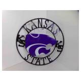 18" Metal Kansas State Logo Wall Sign Décor