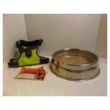 Dog Supplies; XL Dog Bowl, Dog Toy,, Dog Harness