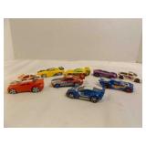 9 Muscle/Race Cars; 7 Hot wheel Brand, Made in