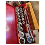 Ratchet & Socket Set, 3/4" Drive