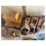 Assorted Wooden Decor Items 7 pieces
