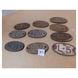 Railway Metal Identification Plates (10)
