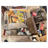 Assorted Tools, Levels, Gauges, Electrical
