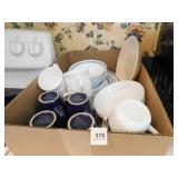 Corelle Cups, Plates, Bowls (1 box)