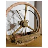 Steering Wheel w/ Pink Convertible, 19"
