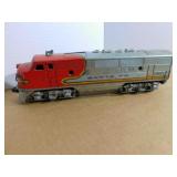Model Train- Lionel Santa Fe Locomotive- O Scale