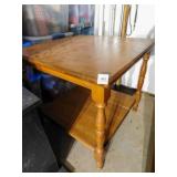 Wood Accent Table 23"h x 24"x24"