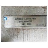 26" x 7" Metal "President" Sign