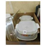 Baking Dishes- Glass (3), Corning (3) (1 box)