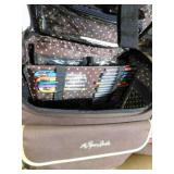 The Paper Studio Travel Tote, w/ pens