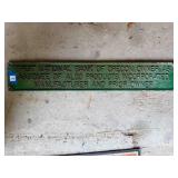 32"x 5½" Metal Oregon Bank Sign