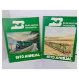 Burlington Northern Annuals, 1972, 1973 (2)
