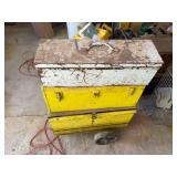 Metal Toolboxes - 1 on wheels (2)