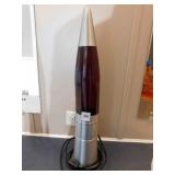 Pliable Art Lamp Rocket Shaped Glitter, red, 20"