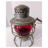 Railroad Lantern DW&P RY Adlake, 9"