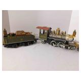 2 Train- Bachmann W.P & Y.R. Engine, Car- G Scale