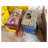 6- tools boxes and empty tool cases