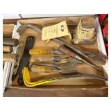 Pry Bars, Chisels, Crow Bar (1 box)