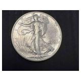 1945 - WALKING LIBERTY - S - SILVER HALF DOLLAR