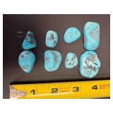 8 - BLUE TURQUOISE CABOCHON