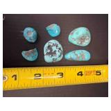 6 - BLUE TURQUOISE CABOCHON