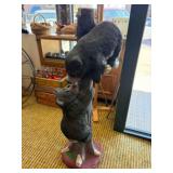 BLACK BEAR POLYREISN STATUE