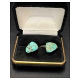 TURQUOISE CUFF LINKS