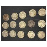 15 - BUFFALO NICKELS