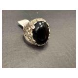 STERLING SILVER STONE RING