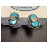 ZUNI - TURQUOISE /STERLING CUFF LINKS