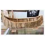 HAND MADE - NATIVE AMERICAN CANOE