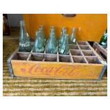 VINTAGE COCA-COLA CRATE/BOTTLES