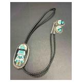 STERLING SILVER BOLO TIE