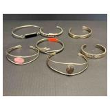 7 PC CUFF BRACELETS
