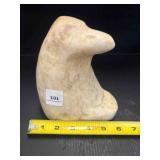 CARVED STONE BIRD STATUE