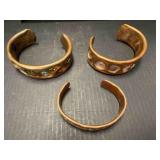 3 - COPPER CUFFS
