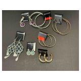 7 SETS - STERLING - EAR RINGS