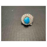 STERLING TURQUOISE RING