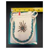 NATIVE AMERICAN BEADED BAG