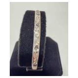 Silver 925 Cuff Bracelet-"Girlfriends are sisters